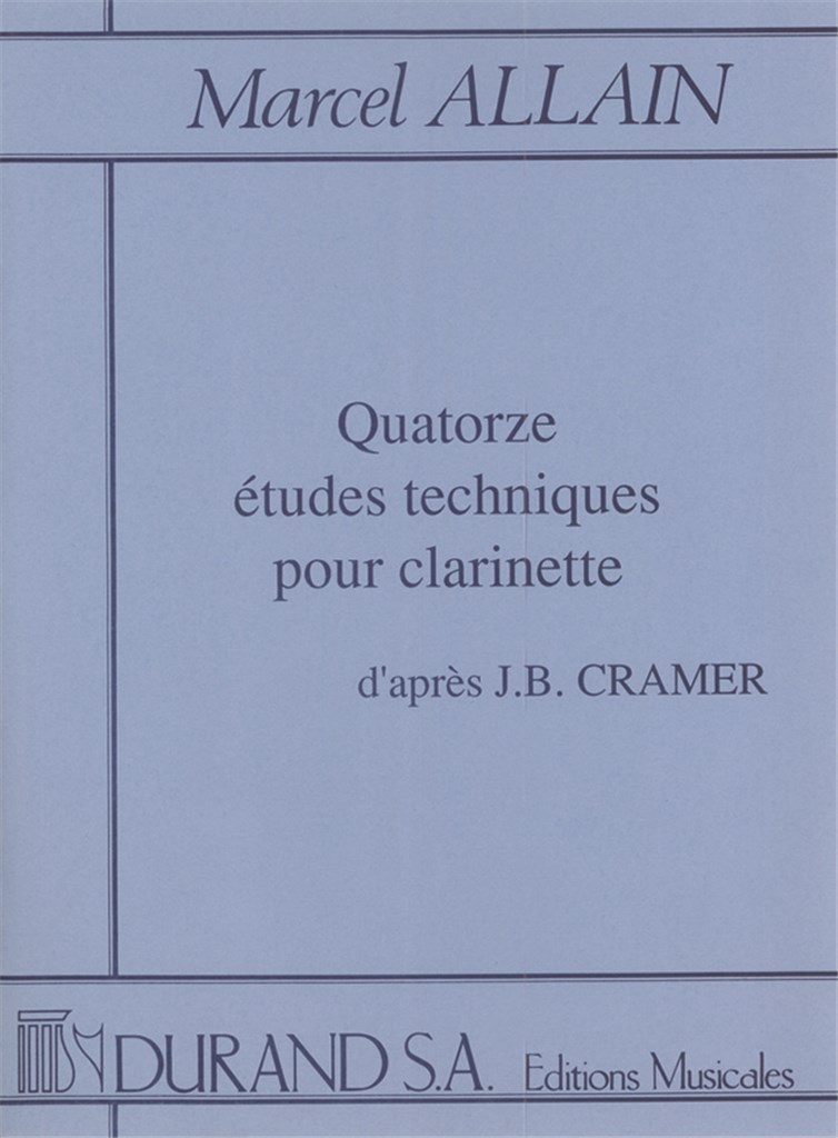 14 Etudes Clarinette (Cramer